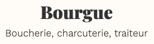Logo Boucherie Bourgue